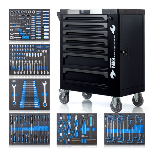 Carrello porta attrezzi - , nero